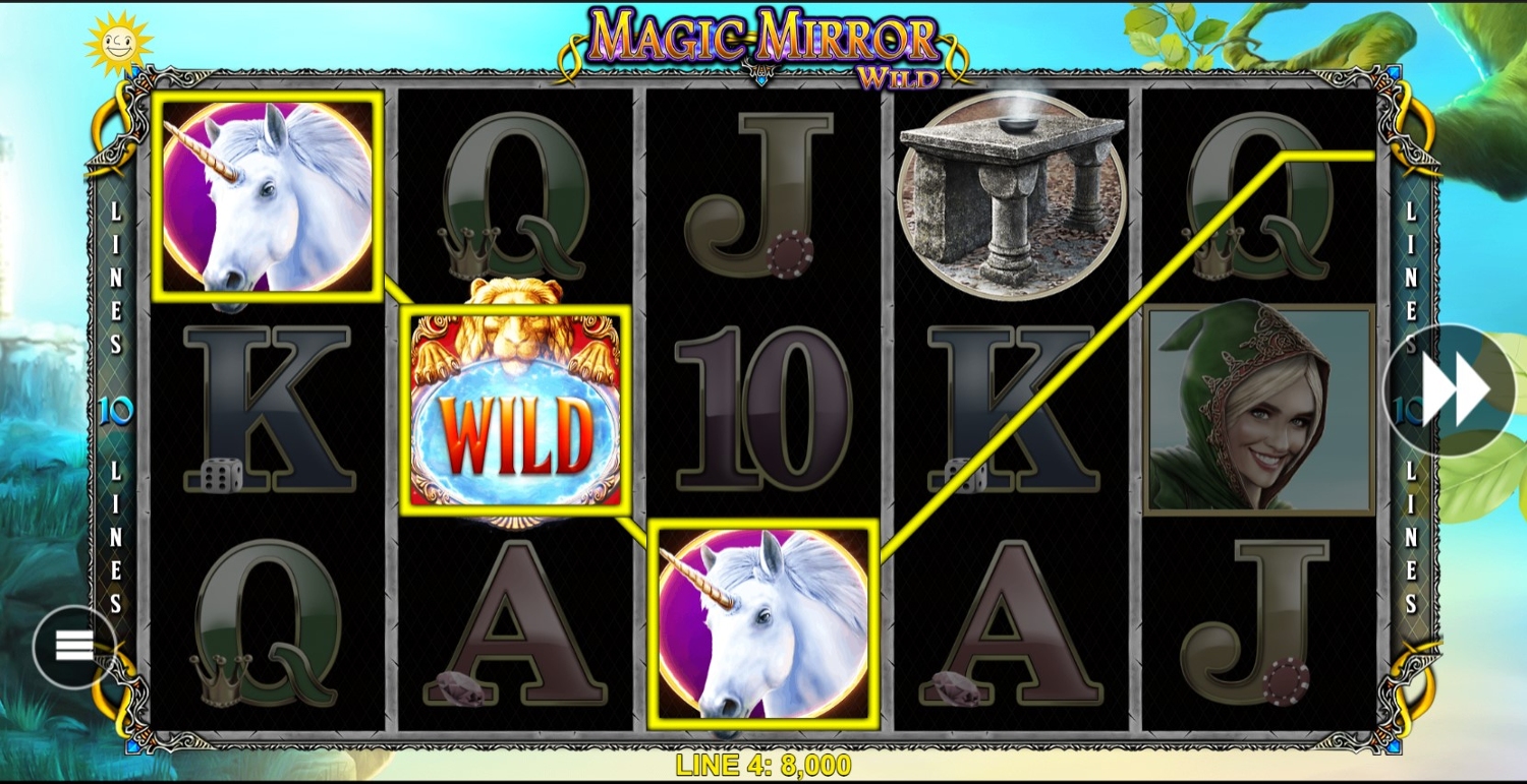 Magic Mirror Wild Slot Gameplay