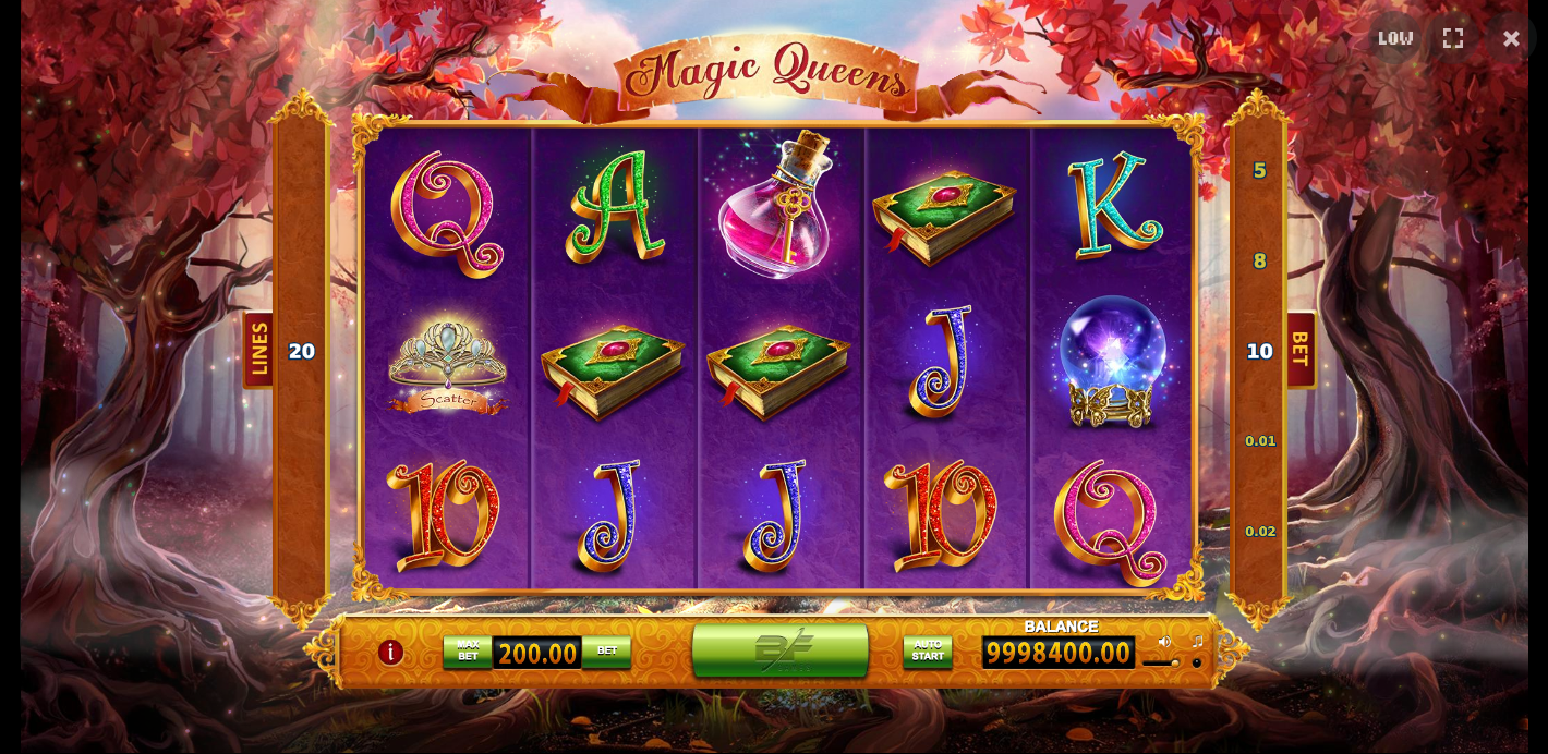 Magic Queens Slot Gameplay