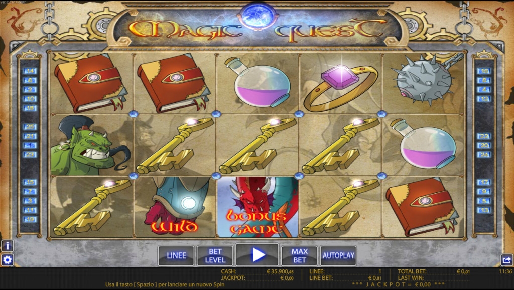 Magic Quest Slot Gameplay