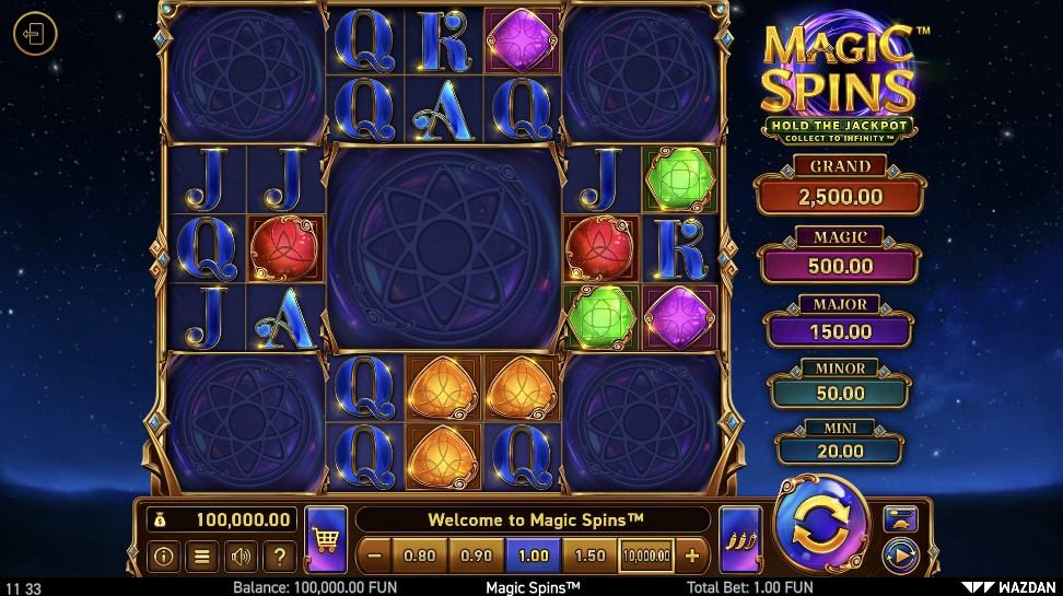 Magic Spins Slot Gameplay