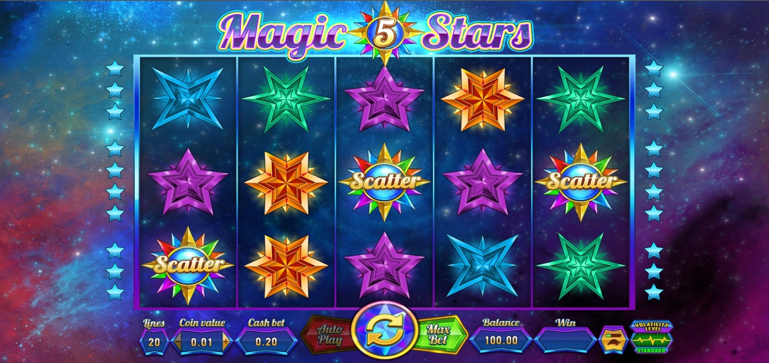Magic Stars 5 Slot Gameplay