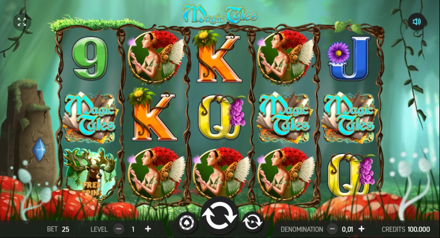 Magic Tales Slot Gameplay