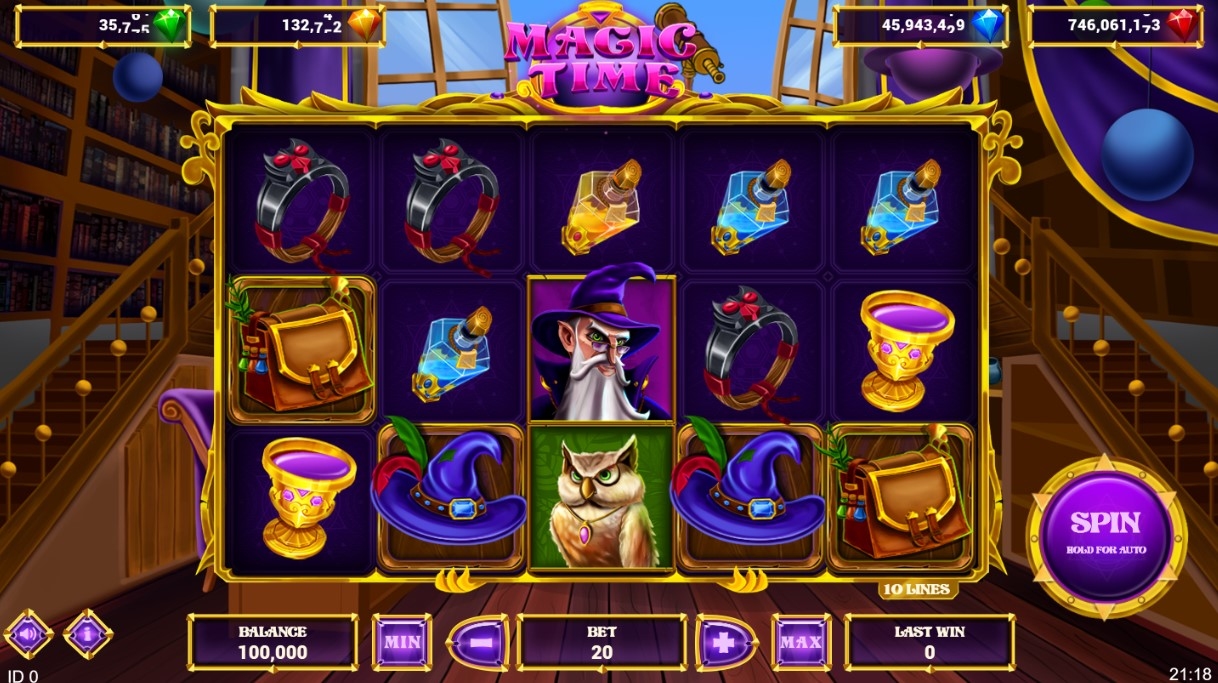 Magic Time Slot Gameplay