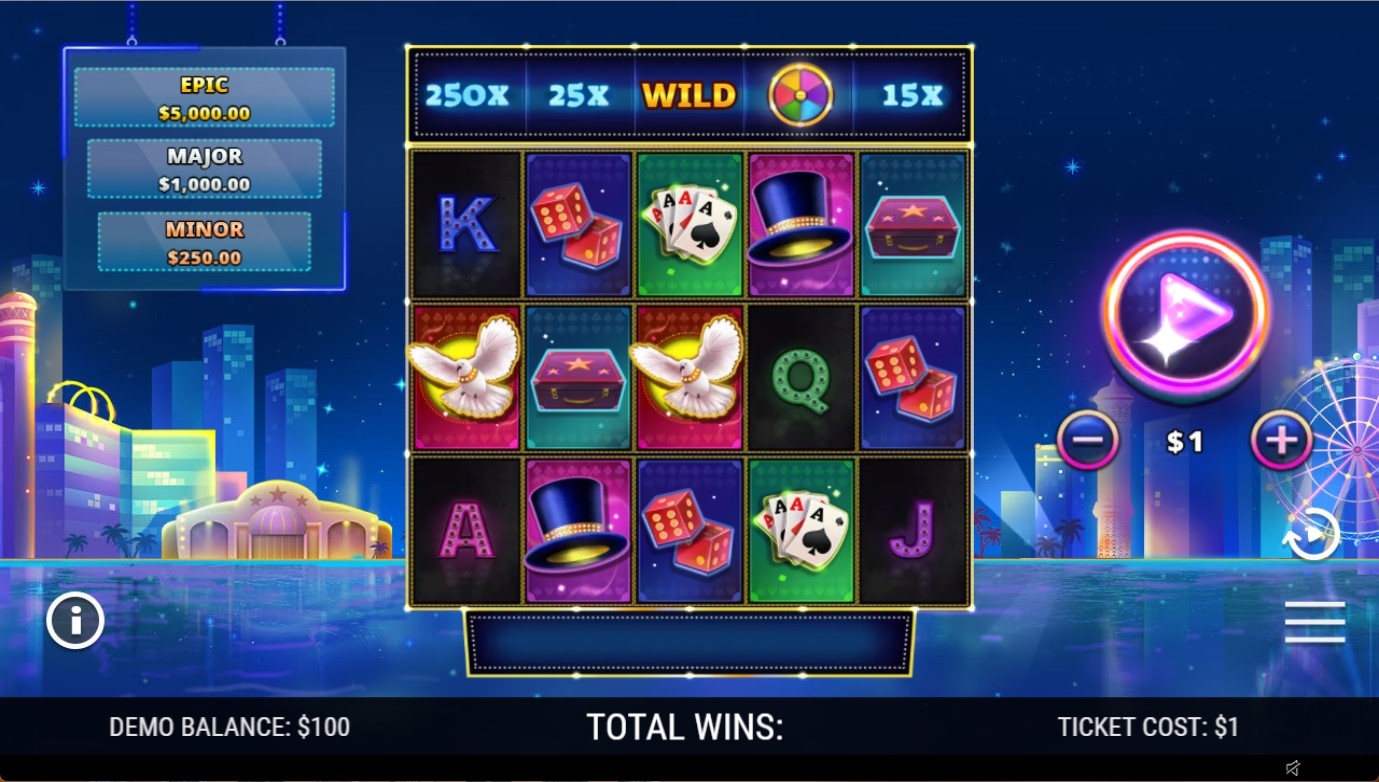 Magic Vegas Slot Gameplay