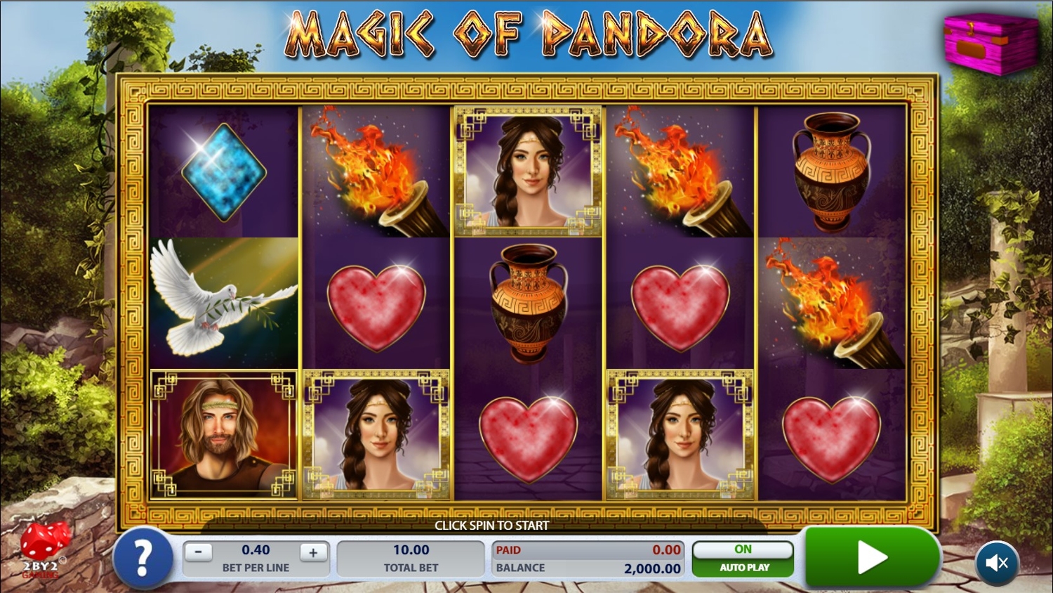 Magic of Pandora Slot Gameplay