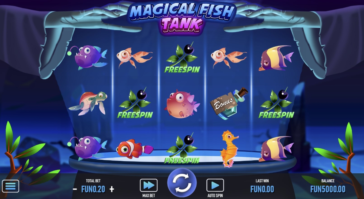 Magical Fish Tank Slot Gameplay