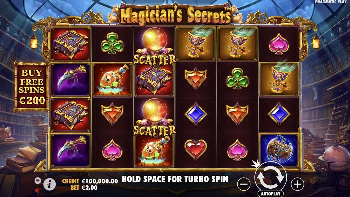 Magician's Secrets Slot Gameplay