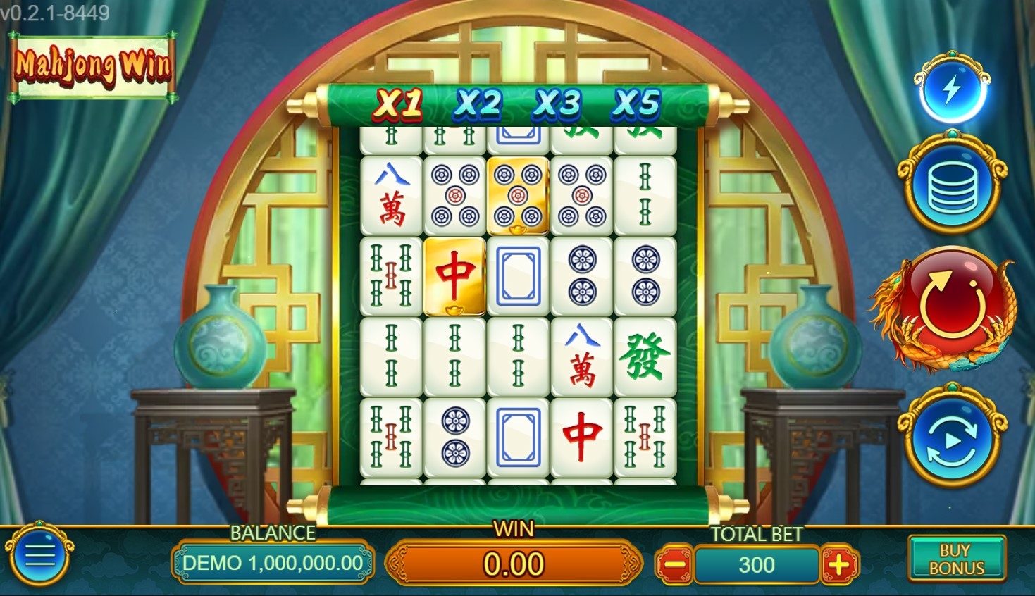 Mahjong Win (Dragoon Soft) Slot Gameplay