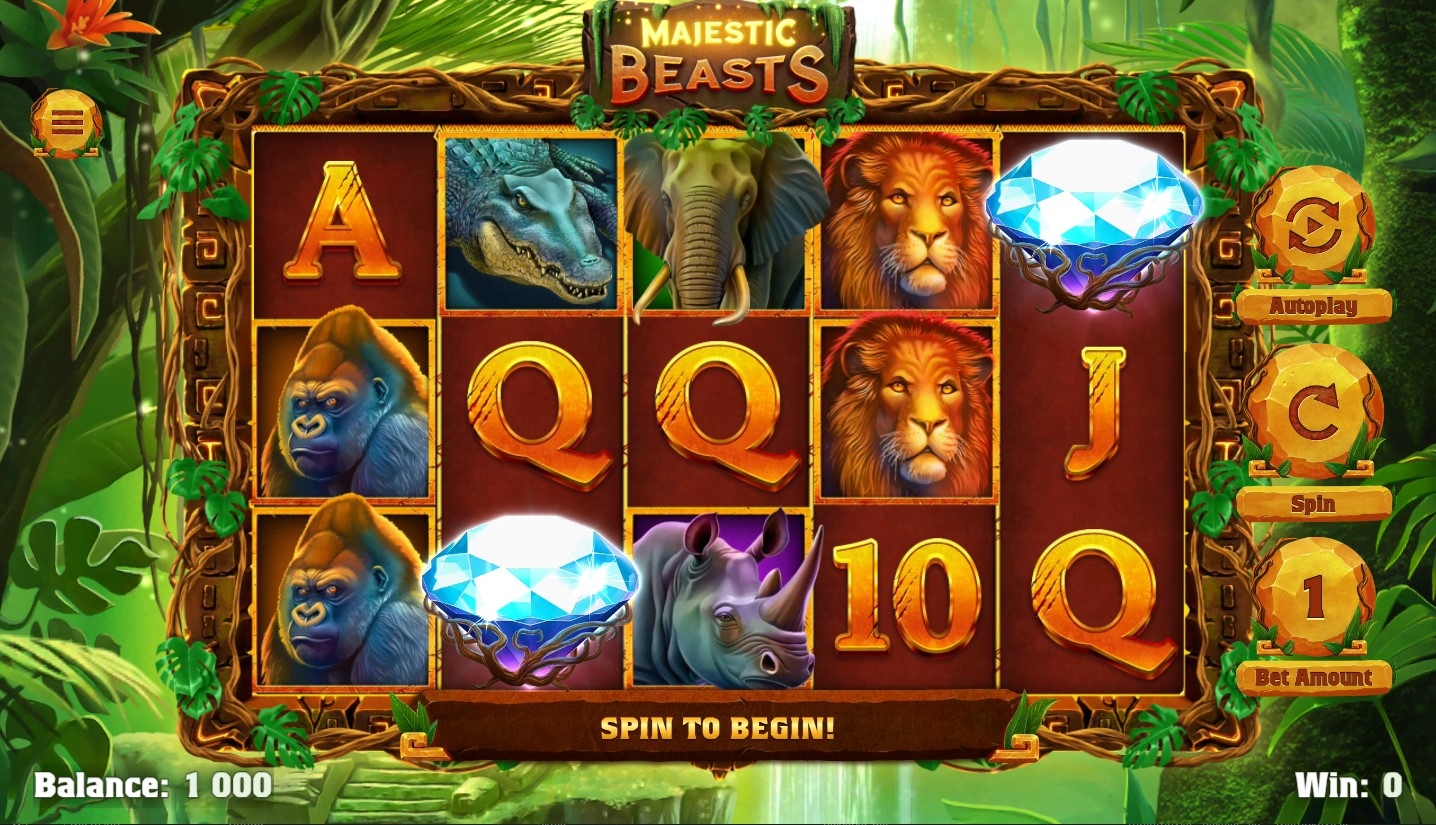 Majestic Beasts Slot Gameplay