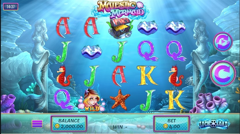 Majestic Mermaid Slot Gameplay