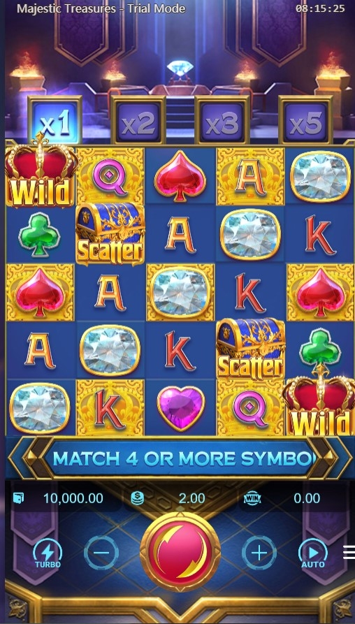 Majestic Treasures Slot Gameplay