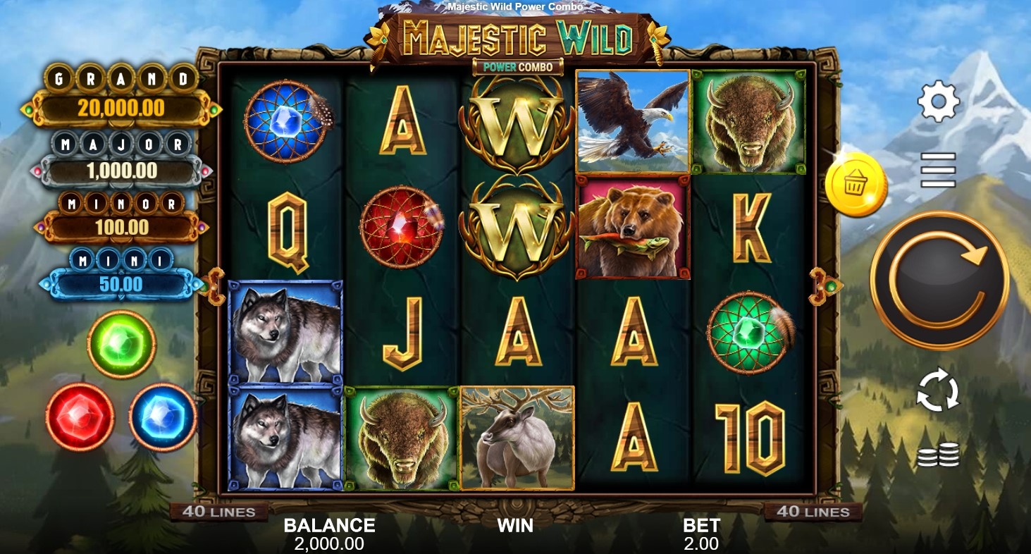 Majestic Wilds Slot Gameplay