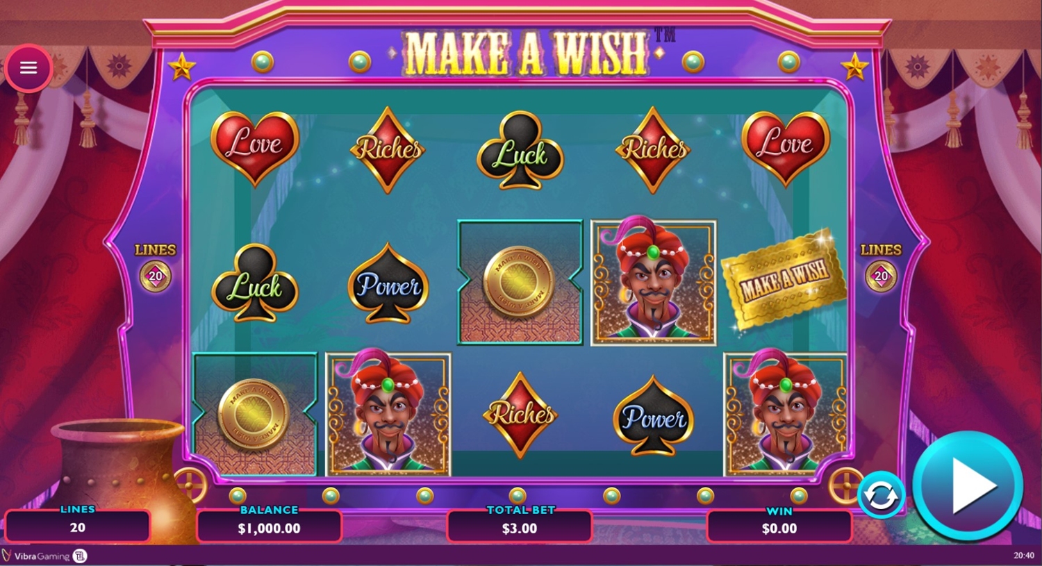 Make a Wish Slot Gameplay