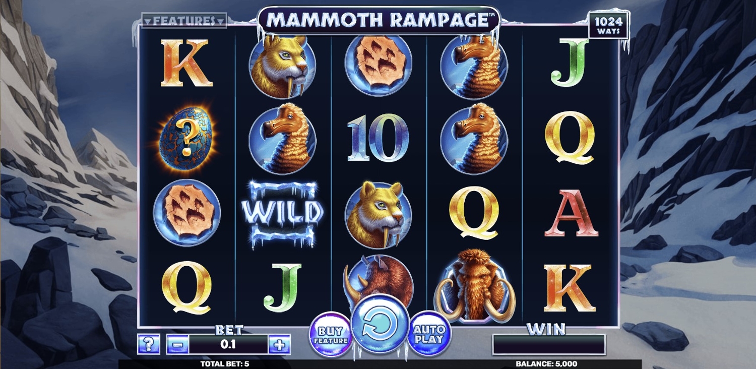 Mammoth Rampage Slot Gameplay