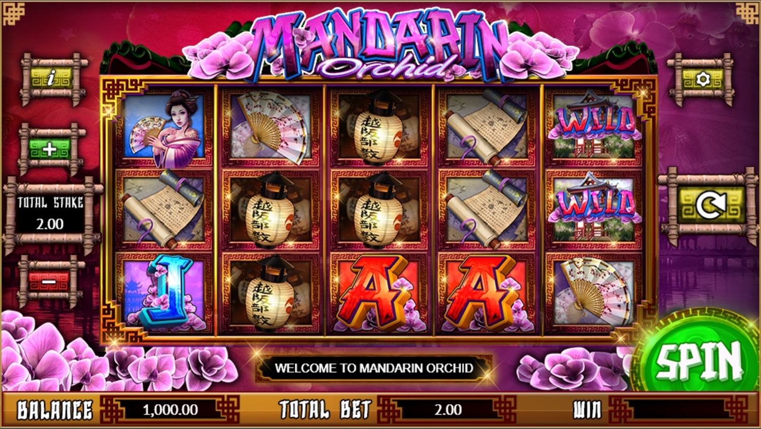 Mandarin Orchid Slot Gameplay