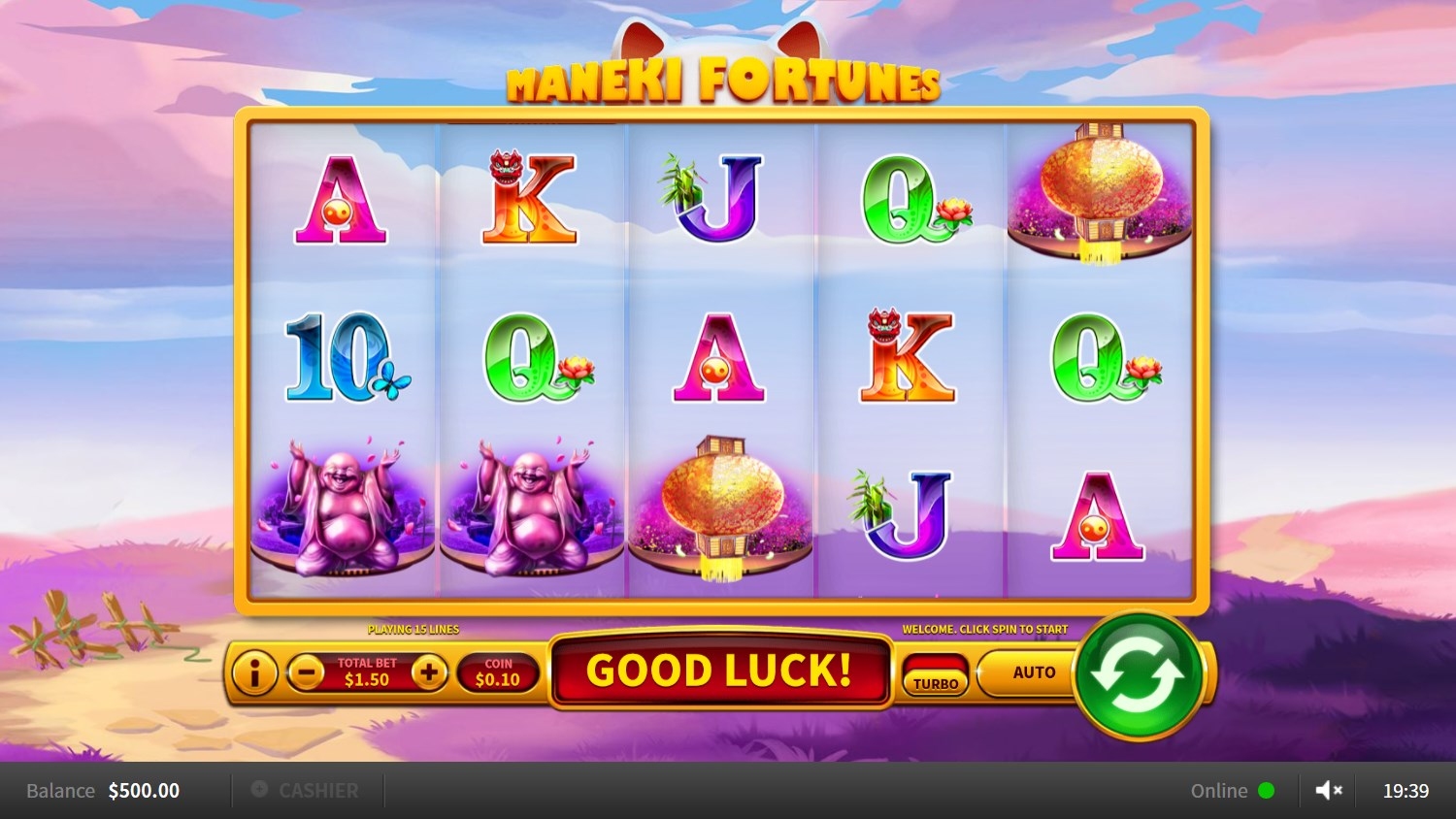 Maneki Fortunes Slot Gameplay