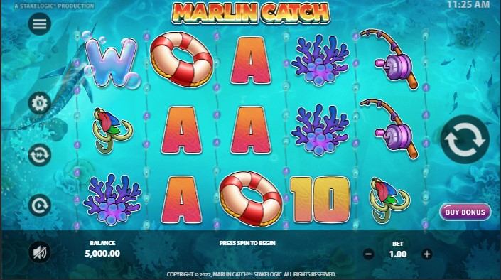 Marlin Catch Slot Gameplay