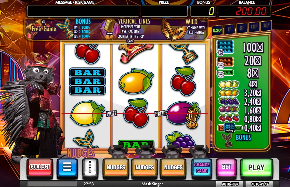 Mask Singer Slot Gameplay