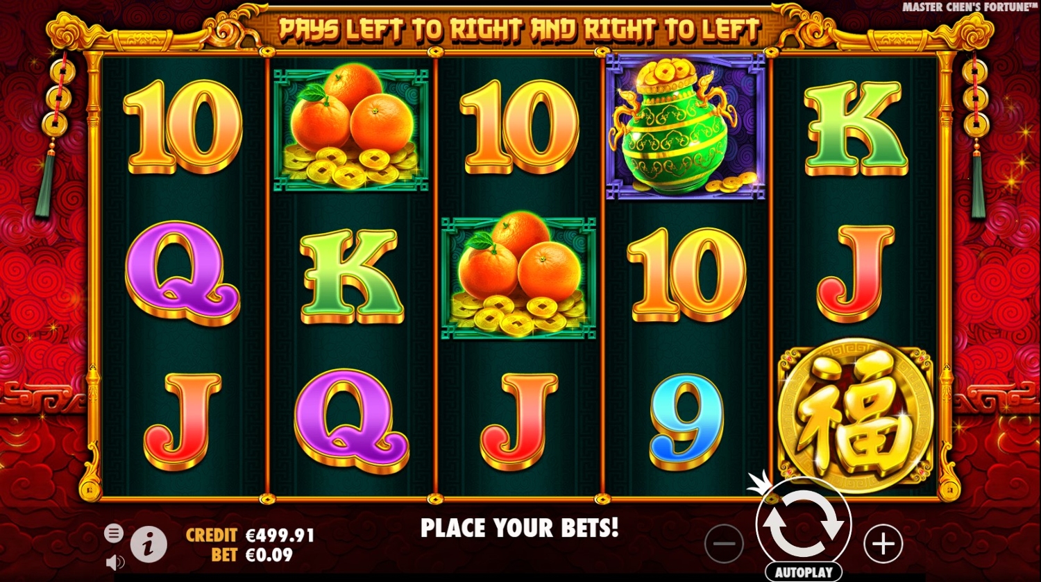 Master Chen's Fortune Slot Gameplay