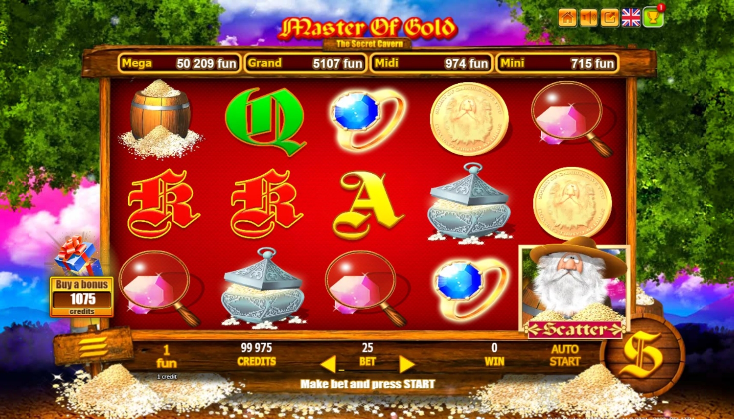 Master of Gold Slot Gameplay