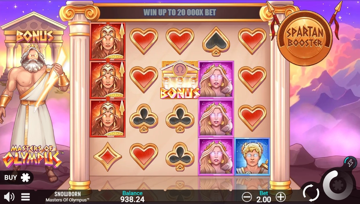 Masters Of Olympus Slot Gameplay