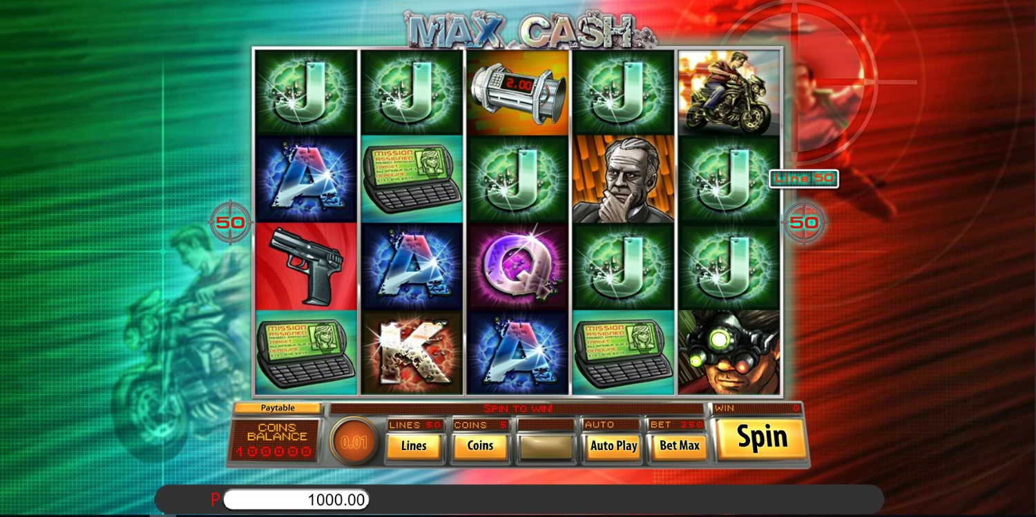 Max Cash Slot Gameplay