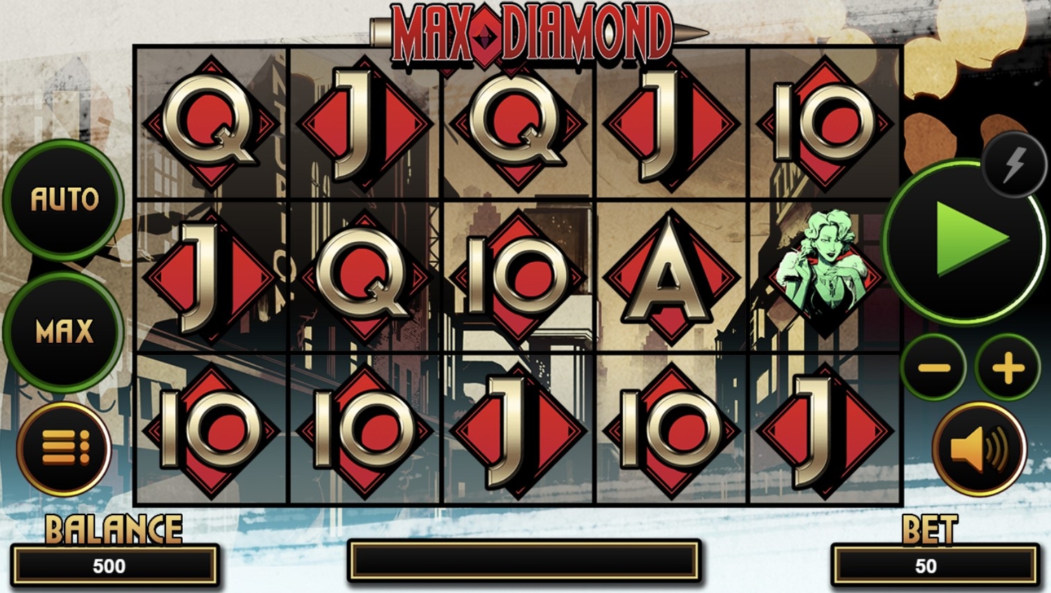 Max Diamond Slot Gameplay