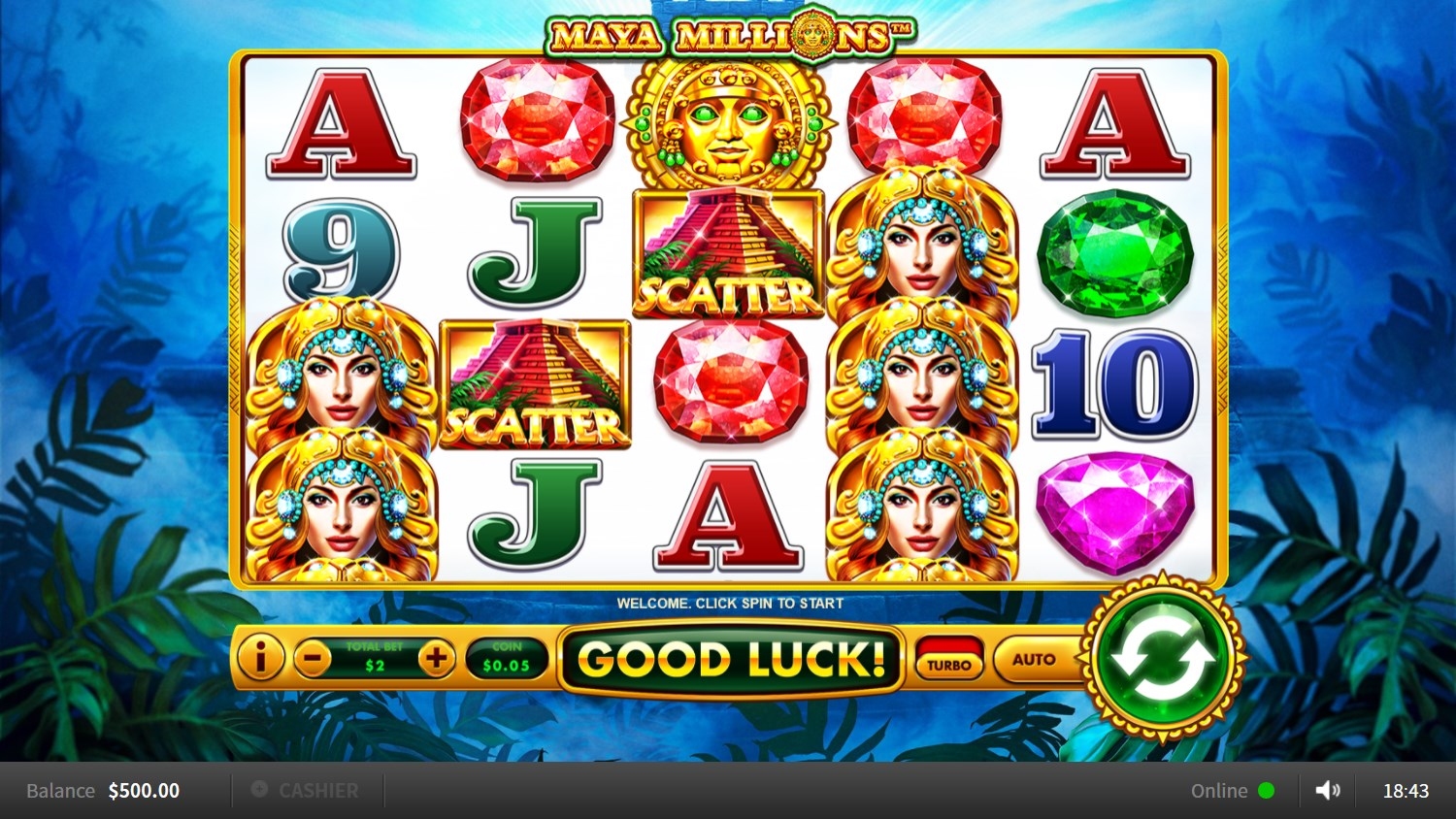 Maya Millions Slot Gameplay