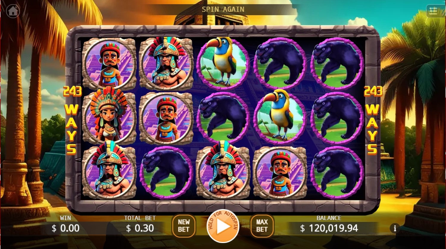Mayan Civilization Slot Gameplay