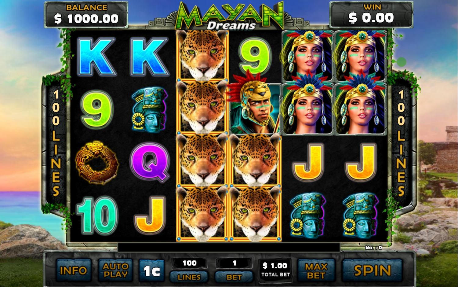 Mayan Dreams Slot Gameplay