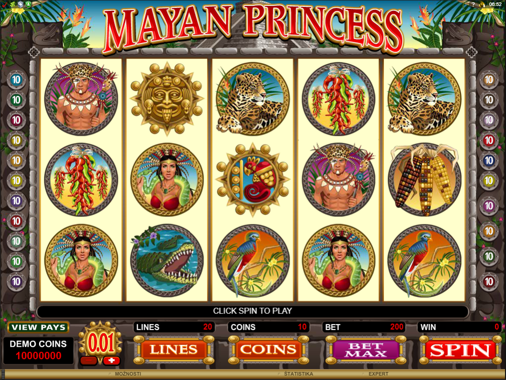 Mayan Princess Slot Gameplay