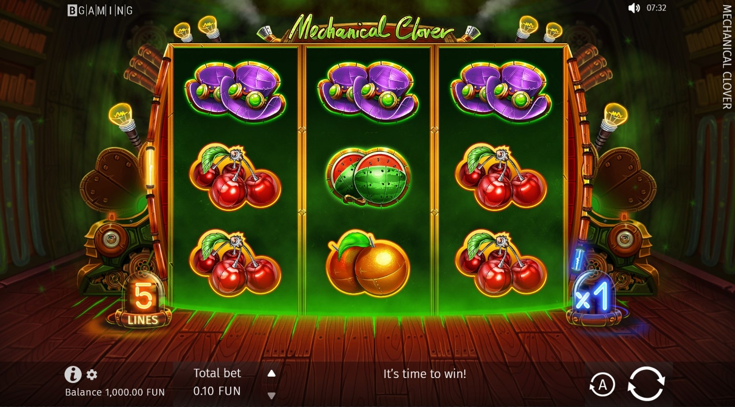 Mechanical Clover Slot Gameplay