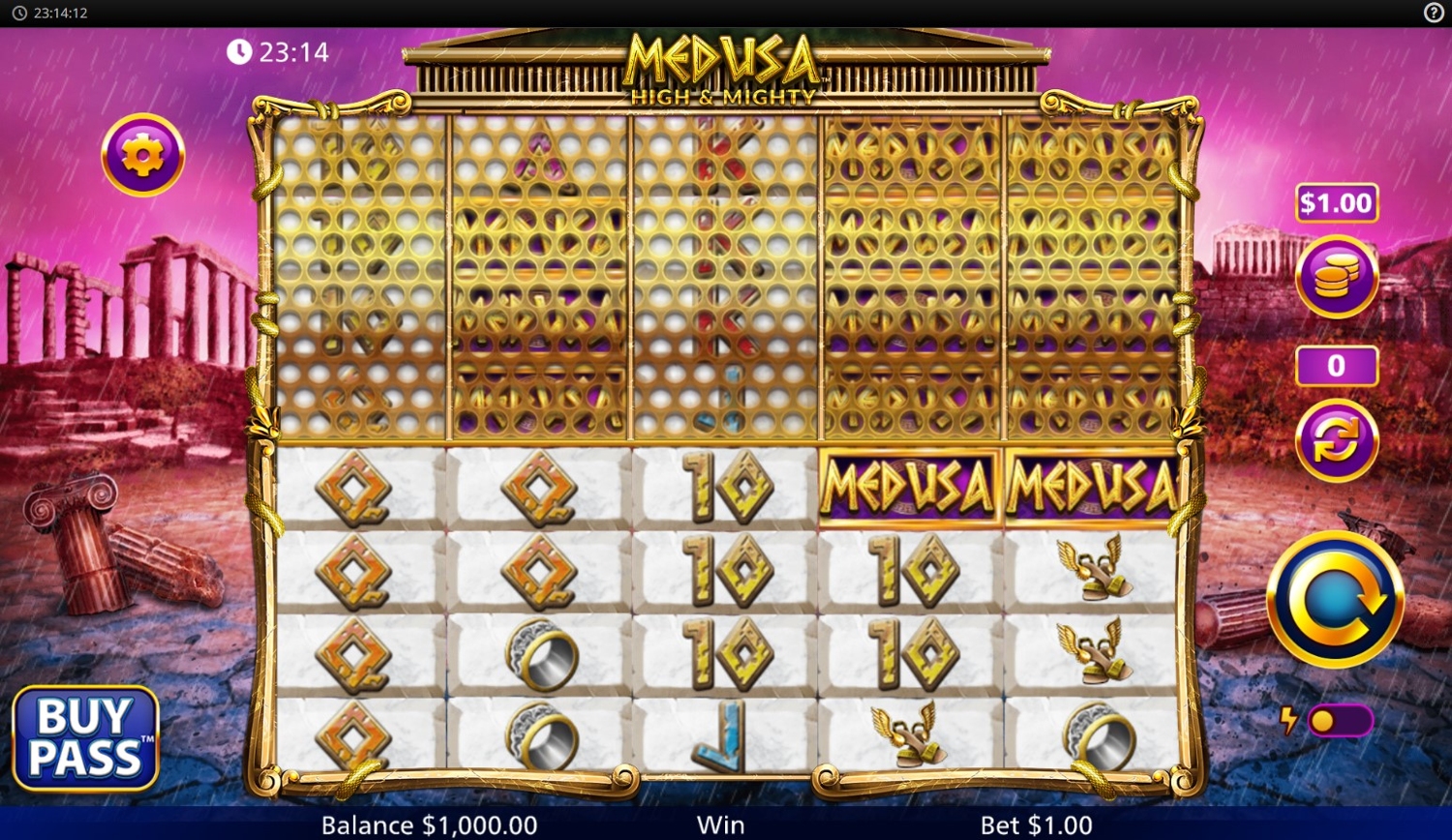 Medusa High and Mighty Slot Gameplay