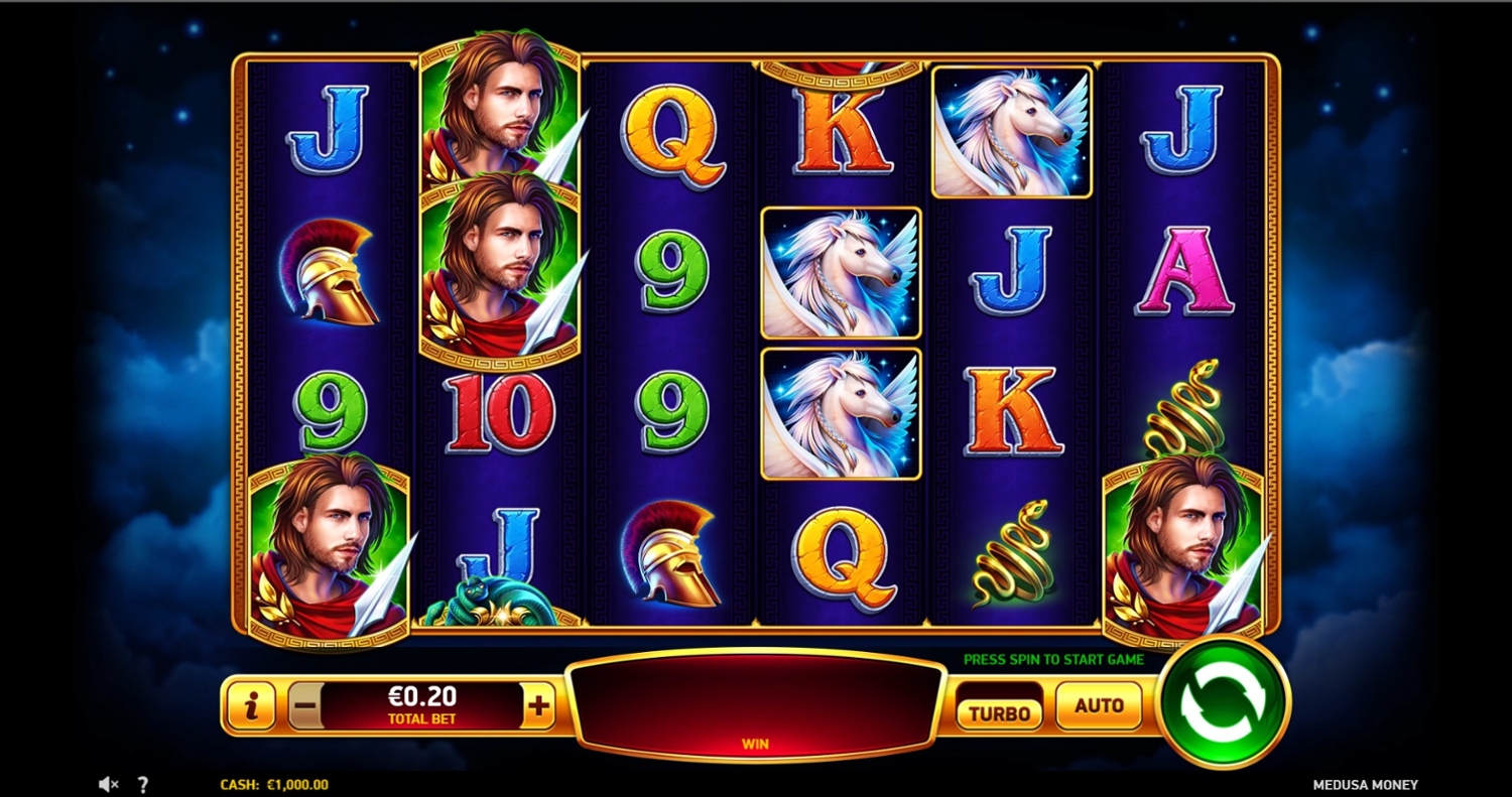Medusa Money Slot Gameplay