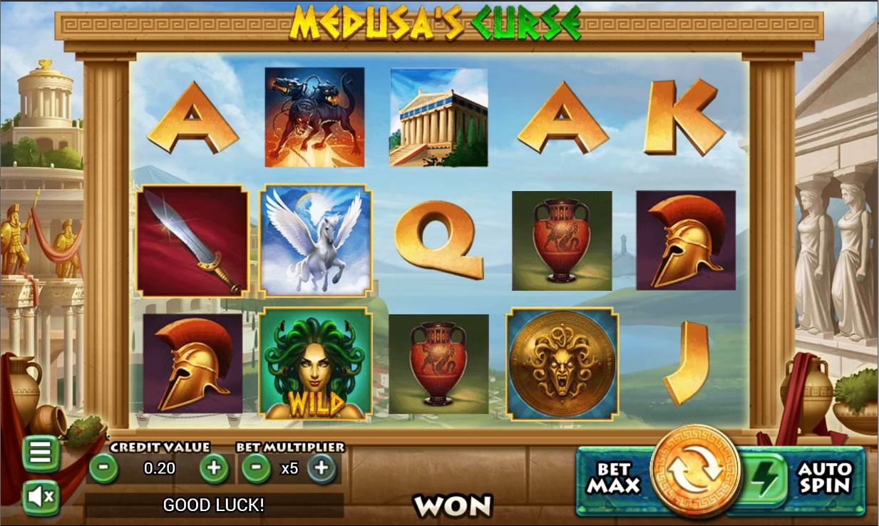 Medusa's Curse Slot Gameplay
