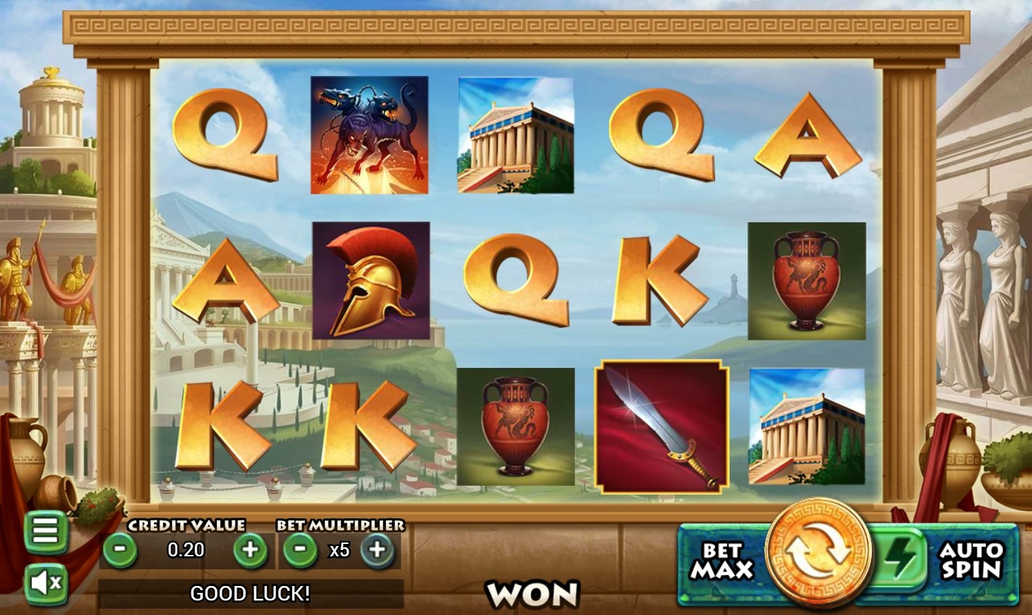 Medusa's Curse Slot Gameplay