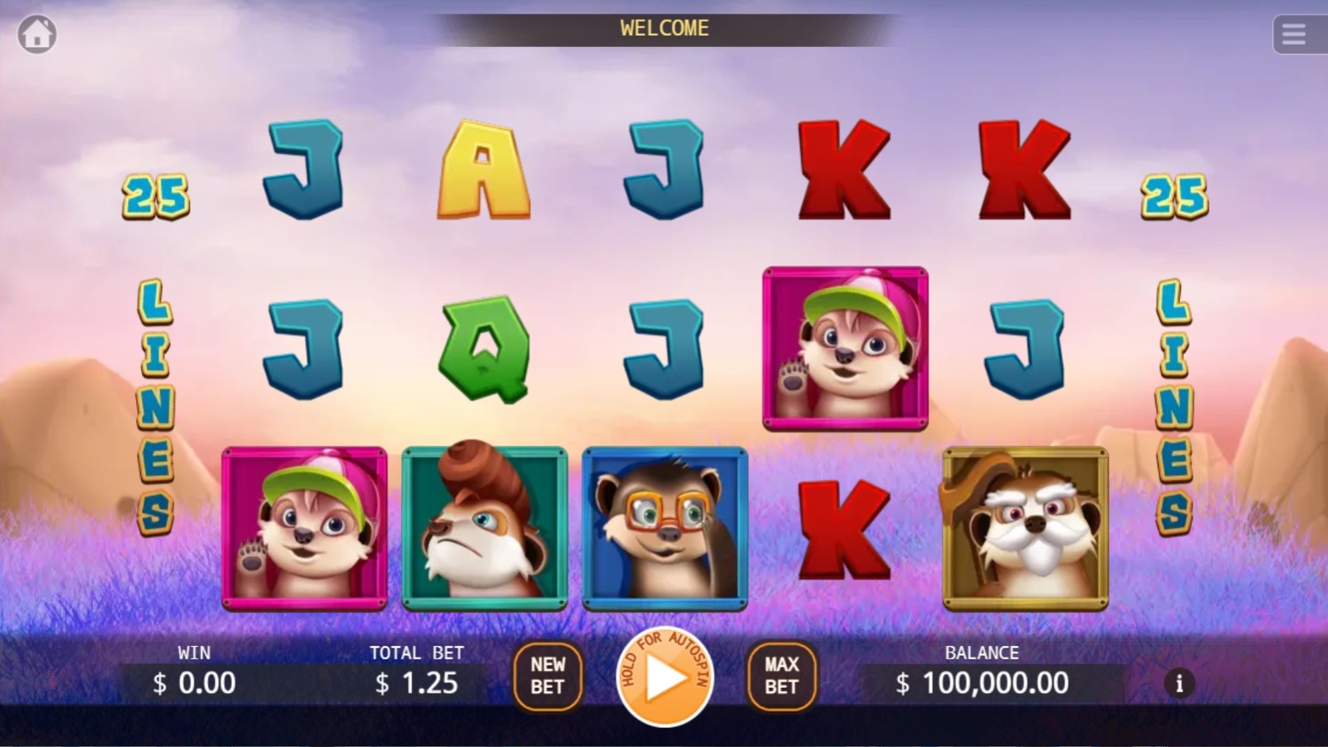 Meerkats' Family Slot Gameplay