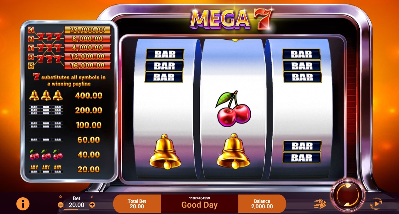 Mega 7 Slot Gameplay