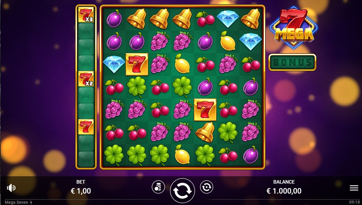 Mega 7 Slot Gameplay