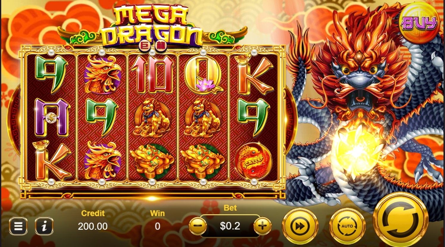 Mega Dragon (Manna Play) Slot Gameplay