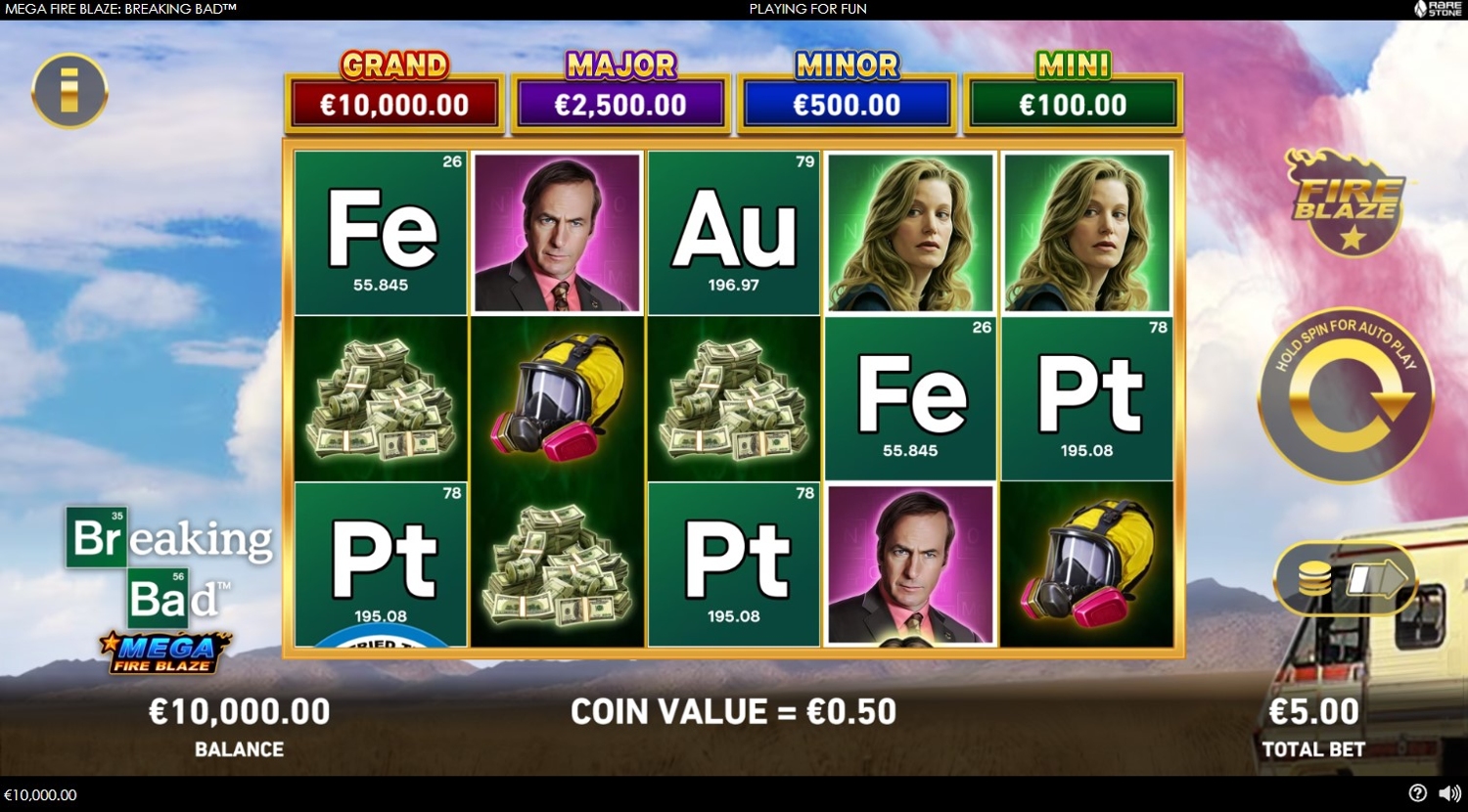 Mega Fire Blaze: Breaking Bad Slot Gameplay