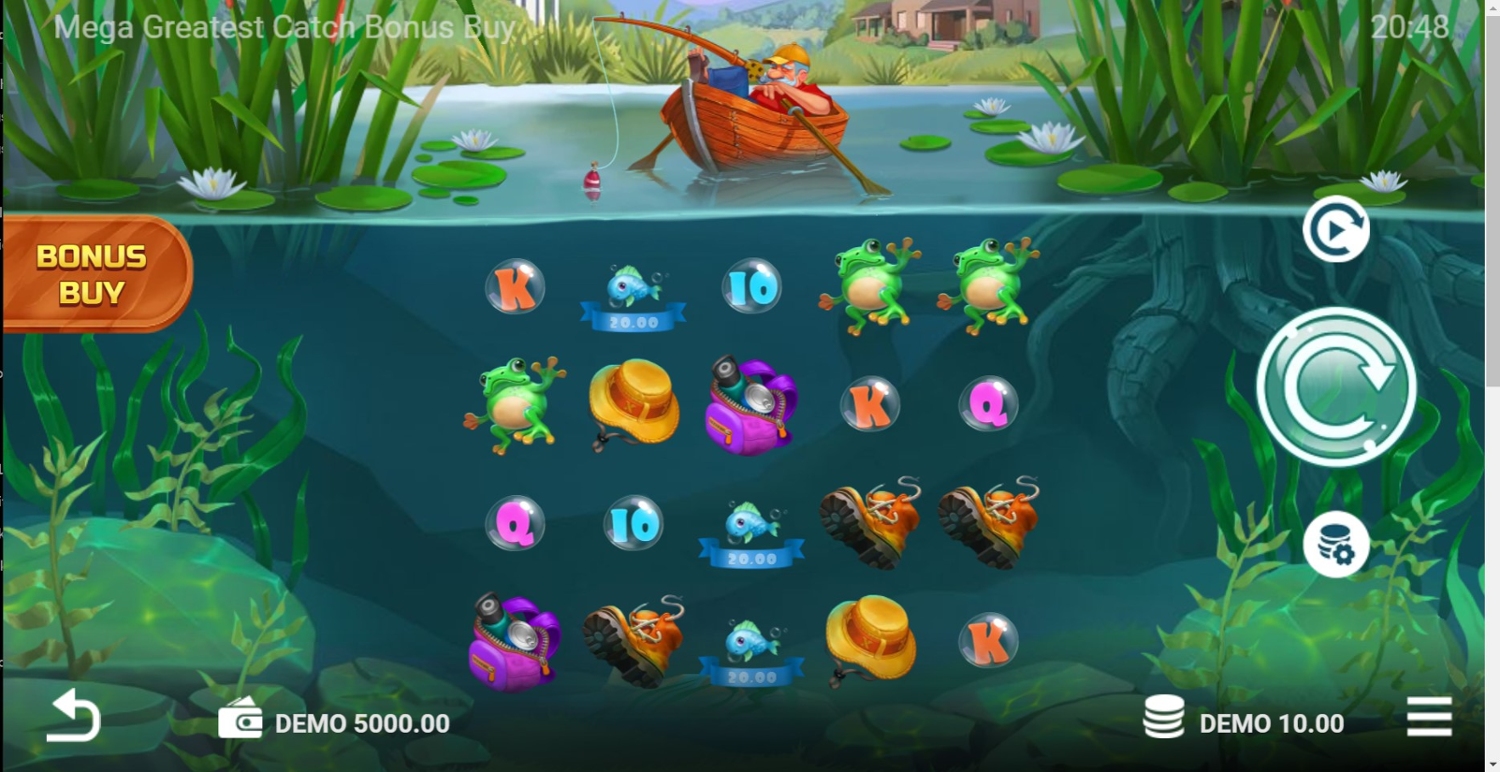 Mega Greatest Catch: Bonus Buy Slot Gameplay