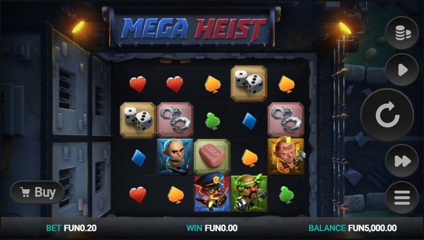 Mega Heist Slot Gameplay