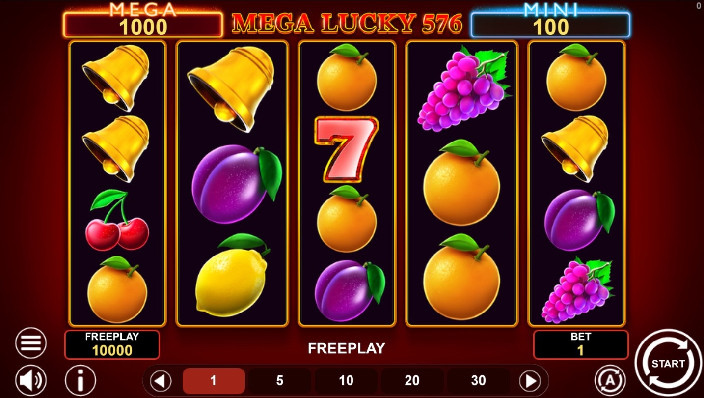Mega Lucky 576 Slot Gameplay