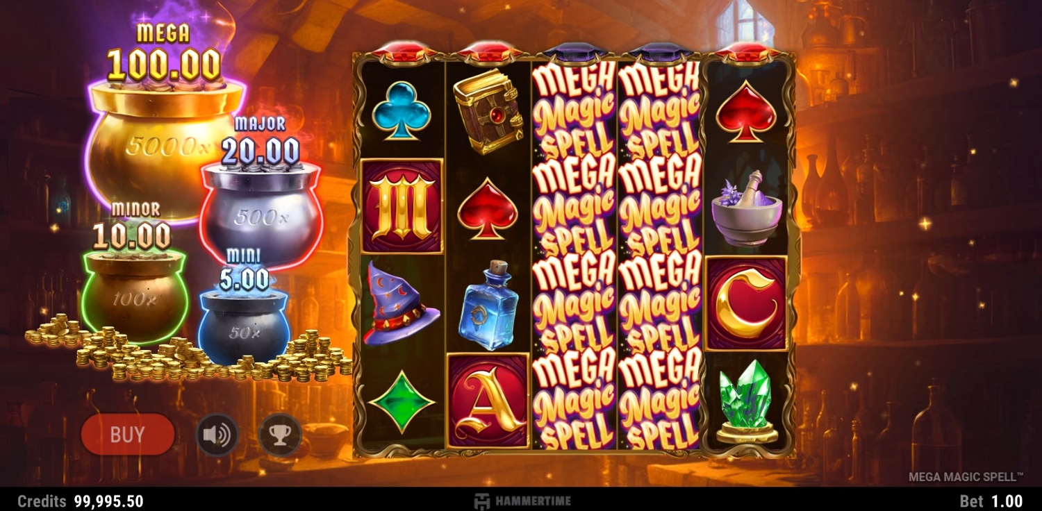 Mega Magic Spell Slot Gameplay