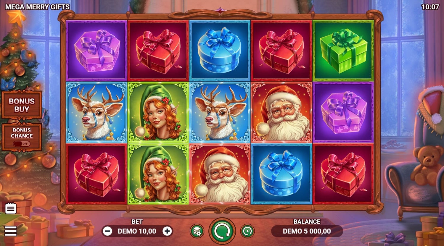 Mega Merry Gifts Slot Gameplay