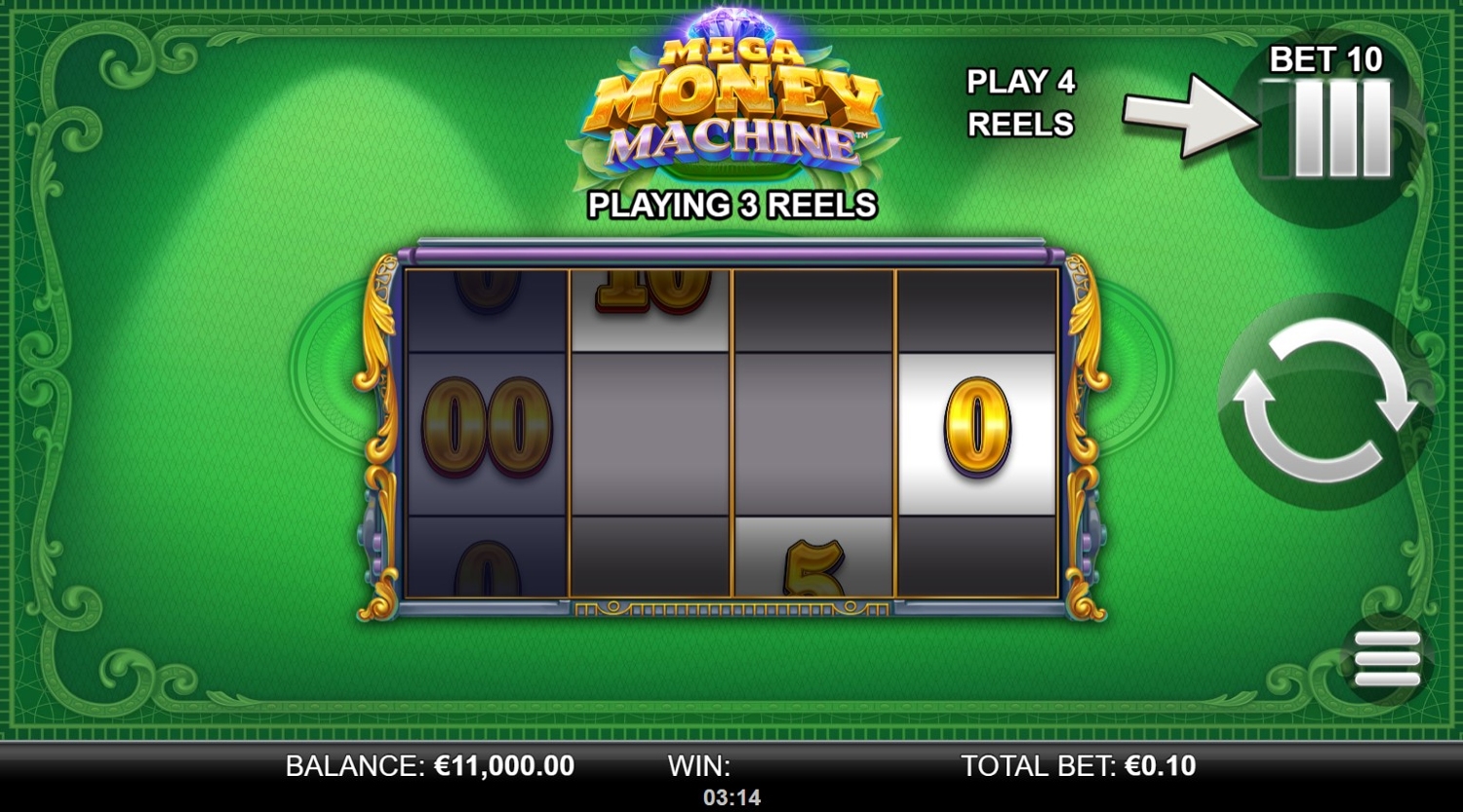 Mega Money Machine Slot Gameplay