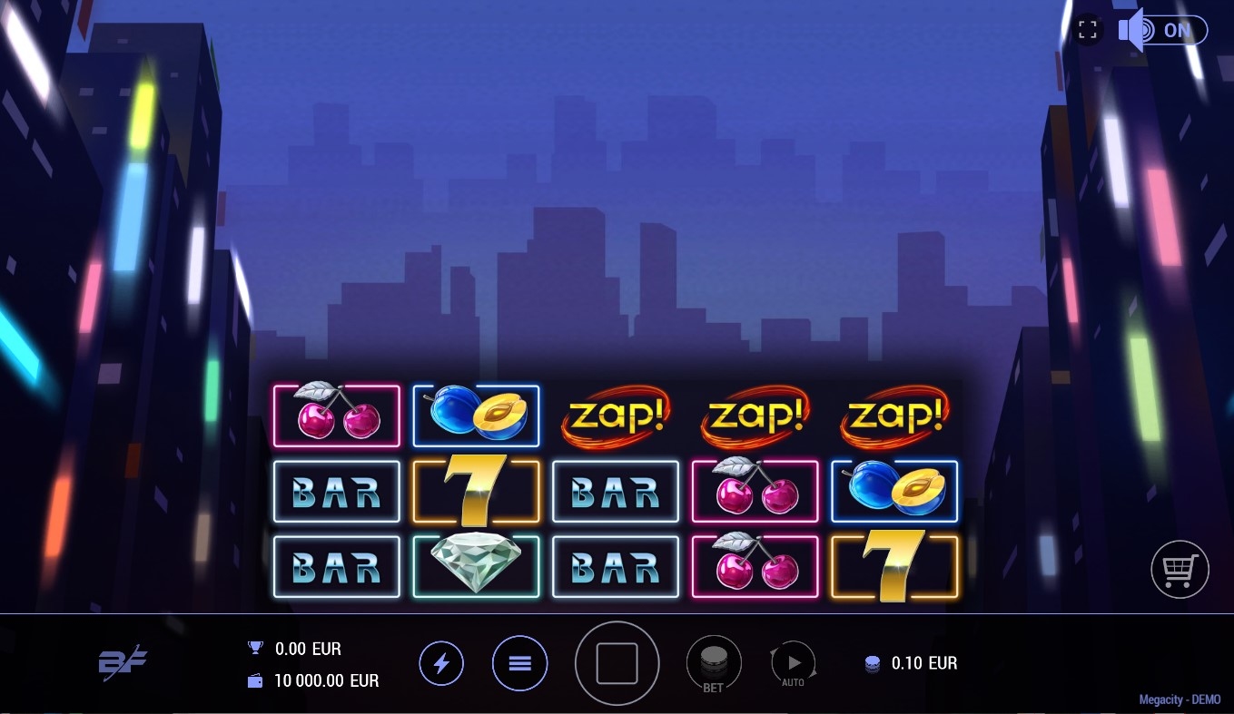 Megacity Slot Gameplay