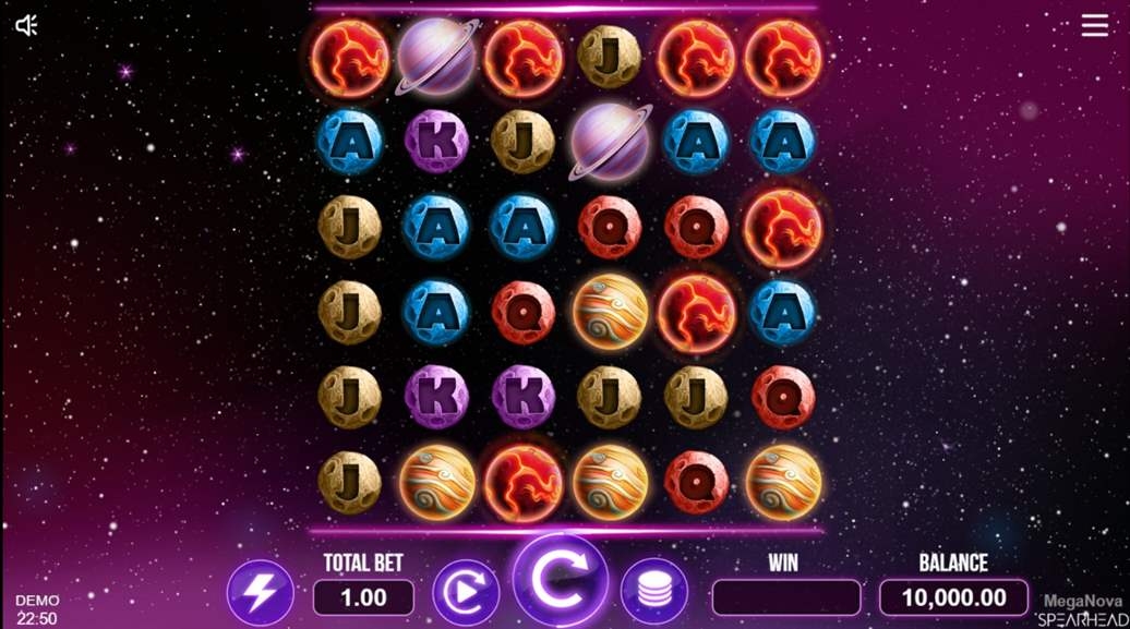 Meganova Slot Gameplay