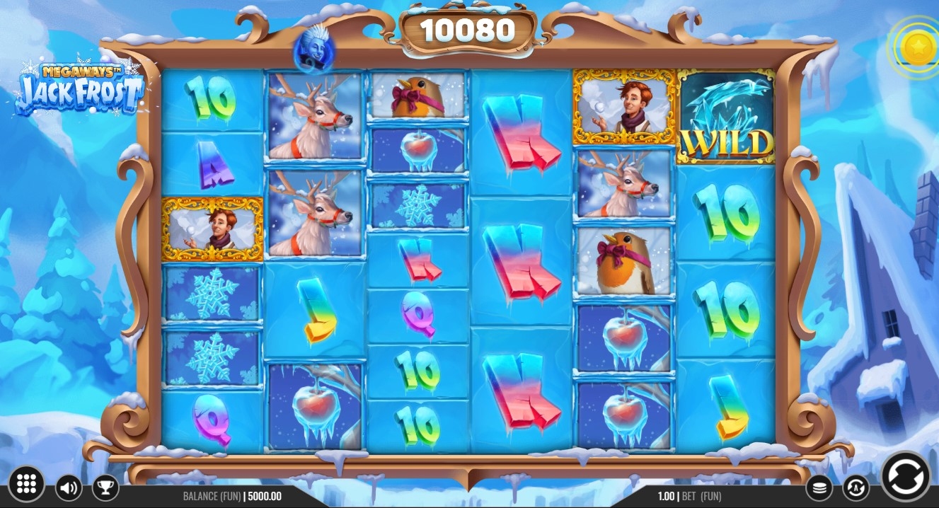 Megaways Jack Frost Slot Gameplay